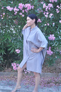 Robe chemise ANTIBES verte