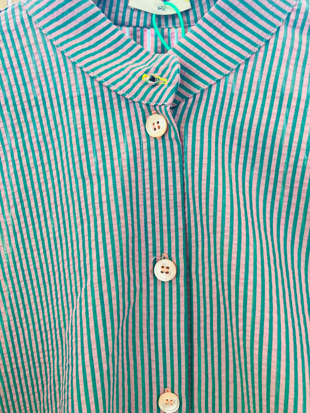 Robe chemise ANTIBES verte